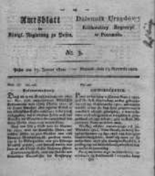 Amtsblatt der Königlichen Regierung zu Posen. 1822.01.15 Nro.3
