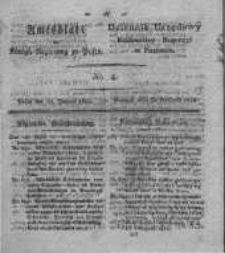 Amtsblatt der K&ouml;niglichen Regierung zu Posen. 1822.01.22 Nro.4