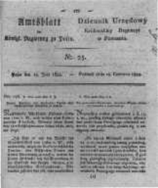 Amtsblatt der K&ouml;niglichen Regierung zu Posen. 1822.06.18 Nro.25