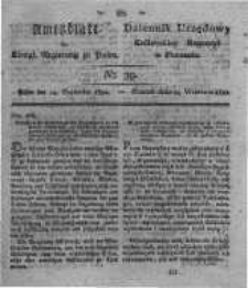 Amtsblatt der Königlichen Regierung zu Posen. 1822.09.24 Nro.39