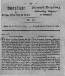 Amtsblatt der Königlichen Regierung zu Posen. 1822.11.05 Nro.45