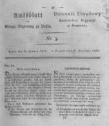 Amtsblatt der Königlichen Regierung zu Posen. 1823.01.21 Nro.3