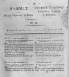 Amtsblatt der K&ouml;niglichen Regierung zu Posen. 1823.02.25 Nro.8