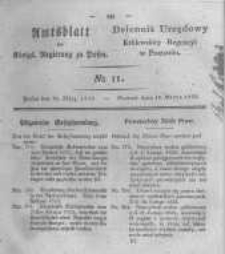Amtsblatt der Königlichen Regierung zu Posen. 1823.03.18 Nro.11