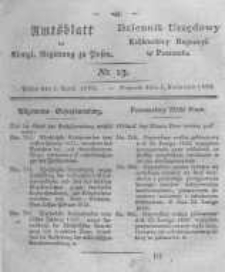Amtsblatt der Königlichen Regierung zu Posen. 1823.04.01 Nro.13