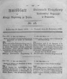 Amtsblatt der K&ouml;niglichen Regierung zu Posen. 1823.04.22 Nro.16