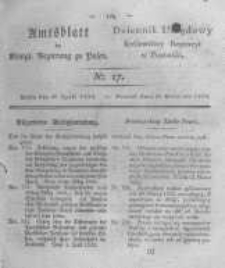 Amtsblatt der Königlichen Regierung zu Posen. 1823.04.29 Nro.17