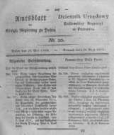 Amtsblatt der Königlichen Regierung zu Posen. 1823.05.20 Nro.20