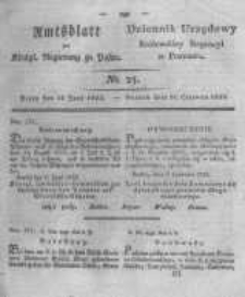Amtsblatt der K&ouml;niglichen Regierung zu Posen. 1823.06.24 Nro.25