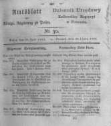 Amtsblatt der K&ouml;niglichen Regierung zu Posen. 1823.07.29 Nro.30