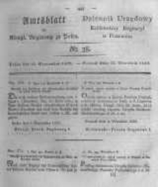 Amtsblatt der Königlichen Regierung zu Posen. 1823.09.23 Nro.38