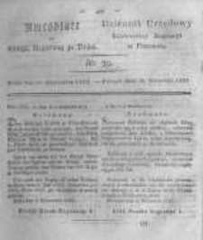Amtsblatt der Königlichen Regierung zu Posen. 1823.09.30 Nro.39