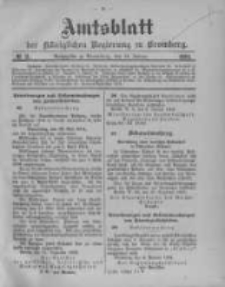 Amtsblatt der K&ouml;niglichen Preussischen Regierung zu Bromberg. 1904.01.14 No.2