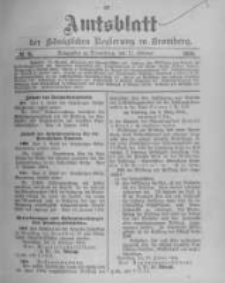 Amtsblatt der K&ouml;niglichen Preussischen Regierung zu Bromberg. 1904.02.11 No.6