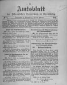 Amtsblatt der Königlichen Preussischen Regierung zu Bromberg. 1904.02.18 No.7