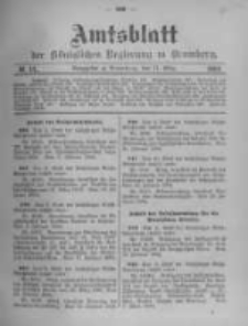 Amtsblatt der K&ouml;niglichen Preussischen Regierung zu Bromberg. 1904.03.17 No.11