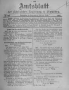 Amtsblatt der K&ouml;niglichen Preussischen Regierung zu Bromberg. 1904.07.21 No.29