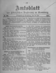 Amtsblatt der K&ouml;niglichen Preussischen Regierung zu Bromberg. 1904.07.28 No.30