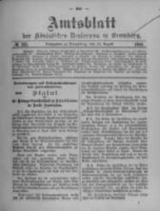 Amtsblatt der Königlichen Preussischen Regierung zu Bromberg. 1904.08.18 No.33