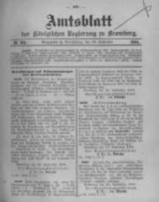 Amtsblatt der Königlichen Preussischen Regierung zu Bromberg. 1904.09.29 No.39