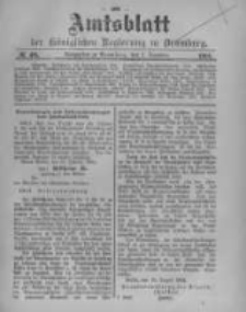 Amtsblatt der K&ouml;niglichen Preussischen Regierung zu Bromberg. 1904.12.01 No.48