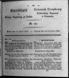 Amtsblatt der Königlichen Regierung zu Posen. 1824.04.13 Nro.15