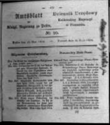 Amtsblatt der Königlichen Regierung zu Posen. 1824.05.18 Nro.20