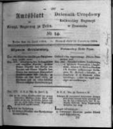 Amtsblatt der Königlichen Regierung zu Posen. 1824.06.15 Nro.24