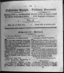 Oeffentlicher Anzeiger. 1824.04.13 Nro.15