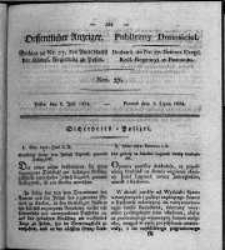 Oeffentlicher Anzeiger. 1824.07.06 Nro.27