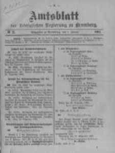 Amtsblatt der Königlichen Preussischen Regierung zu Bromberg. 1902.01.09 No.2