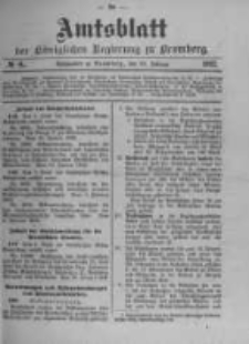 Amtsblatt der Königlichen Preussischen Regierung zu Bromberg. 1902.02.20 No.8