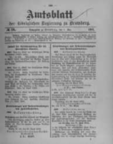 Amtsblatt der Königlichen Preussischen Regierung zu Bromberg. 1902.05.01 No.18
