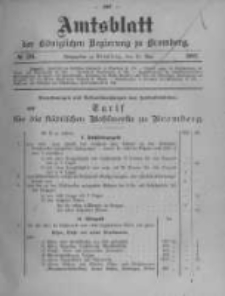 Amtsblatt der Königlichen Preussischen Regierung zu Bromberg. 1902.05.15 No.20