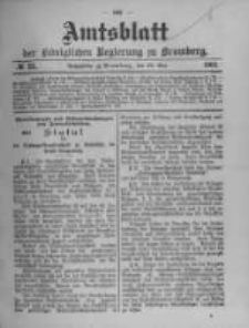 Amtsblatt der Königlichen Preussischen Regierung zu Bromberg. 1902.05.22 No.21