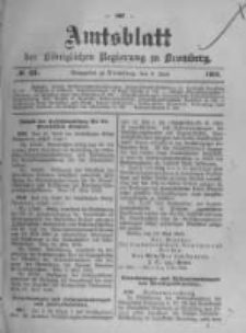 Amtsblatt der Königlichen Preussischen Regierung zu Bromberg. 1902.06.05 No.23