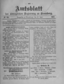 Amtsblatt der K&ouml;niglichen Preussischen Regierung zu Bromberg. 1902.06.26 No.26