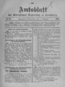 Amtsblatt der Königlichen Preussischen Regierung zu Bromberg. 1902.09.11 No.37