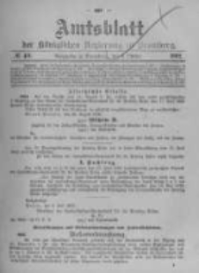 Amtsblatt der Königlichen Preussischen Regierung zu Bromberg. 1902.10.02 No.40