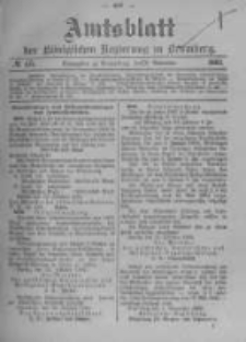 Amtsblatt der Königlichen Preussischen Regierung zu Bromberg. 1902.11.06 No.45