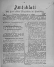 Amtsblatt der K&ouml;niglichen Preussischen Regierung zu Bromberg. 1904.01.28 No.4
