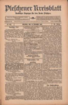Pleschener Kreisblatt: Amtlicher Anzeiger für den Kreis Pleschen 1912.11.20 Jg.60 Nr93