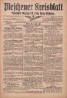 Pleschener Kreisblatt: Amtlicher Anzeiger f&uuml;r den Kreis Pleschen 1915.01.20 Jg.63 Nr6