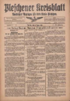 Pleschener Kreisblatt: Amtlicher Anzeiger f&uuml;r den Kreis Pleschen 1915.01.23 Jg.63 Nr7