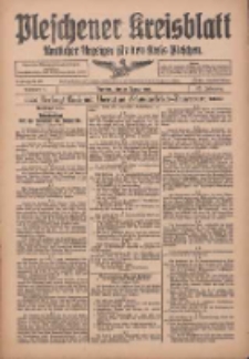 Pleschener Kreisblatt: Amtlicher Anzeiger für den Kreis Pleschen 1915.01.23 Jg.63 Nr7