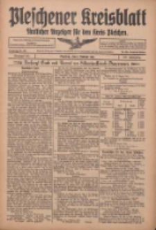Pleschener Kreisblatt: Amtlicher Anzeiger für den Kreis Pleschen 1915.02.03 Jg.63 Nr10