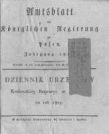 Amtsblatt der Königlichen Regierung zu Posen. 1825.01.04 Nro.1
