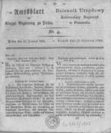 Amtsblatt der Königlichen Regierung zu Posen. 1825.01.25 Nro.4