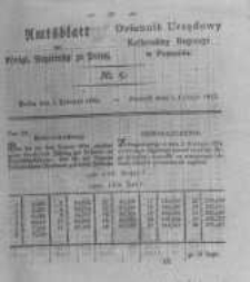 Amtsblatt der Königlichen Regierung zu Posen. 1825.02.01 Nro.5