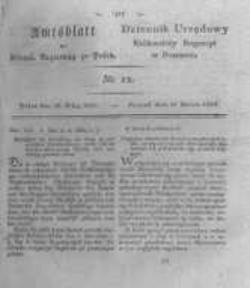 Amtsblatt der K&ouml;niglichen Regierung zu Posen. 1825.03.22 Nro.12
